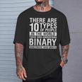 Programador De Computación Divertido Código Binario Informático Camiseta unisex Regalos para él