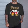 Prost ドイツ-日本オクトーバーフェストビールマグ 旗デザイン Tシャツ 彼への贈り物