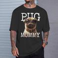 Pug Mommyパグ・マミー パグ・マム 犬のママ 母の日 パグ・ママ Tシャツ 彼への贈り物