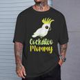 Retro Cockatoo Mother Mom Cockatoo Mommy Cockatiel Tシャツ 彼への贈り物