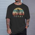 Retro Texas Orgulloso Regalo De Raíces De Texas Para Hombres Camiseta unisex Regalos para él
