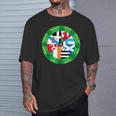Rueda De Banderas De Las Naciones Celtas Diseño De Círculo De Patrimonio Cultural Camiseta unisex Regalos para él
