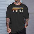 Simms Tx ビンテージ エバーグリーン サンセット 80年代 レトロ Tシャツ 彼への贈り物