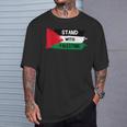 Stand With Palestineupporters Free Gaza エルサレムモスク Tシャツ 彼への贈り物