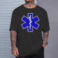 Star Of Life Rod Of Asclepius Emt Ems パラメディック メディック Tシャツ 彼への贈り物