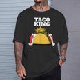 Taco King シャツ タコス愛好家用 Tシャツ 彼への贈り物