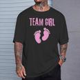 Team Girl Babyhower Bambina Mamma E Papà Gravidanza Attesa Maglietta Regalos para él