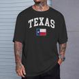Texas Flag Of Texas Worn Classic Tシャツ 彼への贈り物