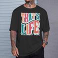 That Is Life Retro Groovyintage Tシャツ 彼への贈り物