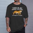 This Is My Human コスチューム I'm Really A Tiger かわいいタイガー Tシャツ 彼への贈り物