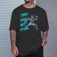Thouhall Notteal Girls ソフトボールキャッチャー選手名言 Tシャツ 彼への贈り物