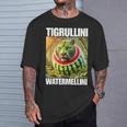 Tigrullini Watermellini イタリアンブレインロットミーム Tシャツ 彼への贈り物