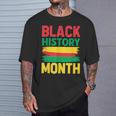 History Month ペイントブラシ ジューンティーンス ブラックヒストリー Tシャツ 彼への贈り物