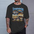 Tralalelos Bombombini Divertido Italiano Brainrot Meme Gráfico Camiseta unisex Regalos para él