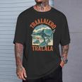 Tralalero Tralala イタリアンブレインロットミーム Tシャツ 彼への贈り物