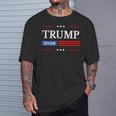 Trump 2028 Flag President Pro Trump 2028 American Flag T-Shirt Geschenke für Ihn