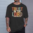 Trust In The Lord 箴言 3 Tシャツ 彼への贈り物