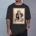 Uncleam I Want You For Us Army ビンテージポスターtシャツ Tシャツ 彼への贈り物