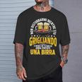 Uomo Divertente Barbecue & Birra Griglia Bbq Papà Maglietta Regalos para él