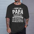 Uomo Papà Figo Motociclista Motociclismo Divertente Papà Maglietta Regalos para él