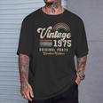 Vintage 1975 Cumpleaños Años 50 Retro Camiseta unisex Regalos para él