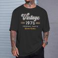 Vintage 1975 Piezas Originales 50 Cumpleaños Camiseta unisex Regalos para él
