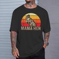 Vintage Mother's Day Mama Hen Chicken Mom Farmer T-Shirt Gifts for Him