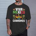 Viva Mexico Cabrones Ropa Divertida Para El Día De La Independencia Mexicana Camiseta unisex Regalos para él
