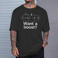 Want A Boost おもしろ電気エンジニア 電気技師 サーキット Tシャツ 彼への贈り物