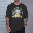 Weltfischbrötchentag 2025 Möwe Fischbrötchen Hafenbecken T-Shirt Geschenke für Ihn