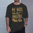 My Wife Has An Amazing Wife Couple Lesbian Wife Maglietta Regalos para él