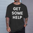 いくつかのヘルプを Tシャツ 彼への贈り物