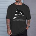 かわいいシャチ Orca Tシャツ 彼への贈り物