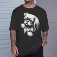 かわいいペキニーズのぞき見犬のグラフィック デザイン Tシャツ 彼への贈り物