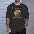 ねこだいすき 猫 キジトラ猫 かわいい Cat Tシャツ 彼への贈り物