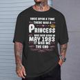 むかしむかし、あるところにお姫様がいました。1983年5月 誕生日 Tシャツ 彼への贈り物