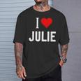 アイ・ラブ・ジュリー Tシャツ 彼への贈り物
