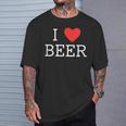 アイ・ラブ・ビール Tシャツ 彼への贈り物