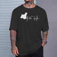アメリカン・コッカー・スパニエル ハートビート Tシャツ 彼への贈り物