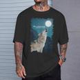イエローストーン国立公園 オオカミのお土産 記念品 ギフト Tシャツ 彼への贈り物