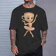 イタリア ブレイン ロート Ai生成キャラクター バレリーナ カプチーナ Tシャツ 彼への贈り物