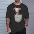 イタリアングレイハウンド ウィペットチェストバッグ 犬の飼い主用 Tシャツ 彼への贈り物