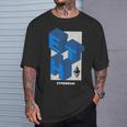 イーサリアム クリプトアイソメトリックテキスト Eth 暗号通貨シャツ Tシャツ 彼への贈り物