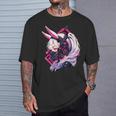 イースターバニーイヤー サイバーパンク エステティックテックウェア Tシャツ 彼への贈り物