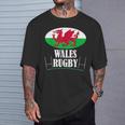 ウェールズ ラグビー チーム Cmon Cymru フラッグ Tシャツ 彼への贈り物
