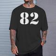 エイティツー 数字 82 ナンバー Tシャツ 彼への贈り物