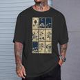 オカルト精神活性植物サイケデリックゴシック薬タロット Tシャツ 彼への贈り物