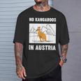 オーストリアにカンガルーはいない 愉快なオーストリア旅行 Tシャツ 彼への贈り物