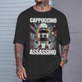 カプチーノ・アサシーノ イタリアンブレインロットミーム Tシャツ 彼への贈り物