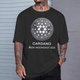 カルダノcardano暗号通貨 月へto The Moon 分散型金融 Defi ブロックチェーン Tシャツ 彼への贈り物